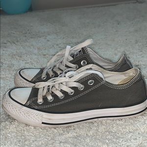 Gray woman’s converse